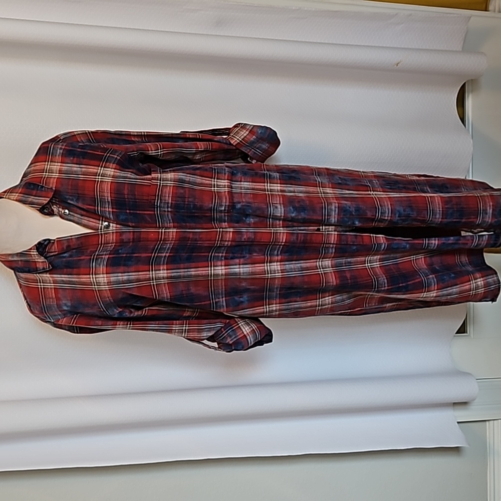 Plaid dress/ Duster